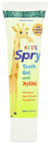 Image of Spry Tooth Gel with Xylitol Original 60ml Pack of 2