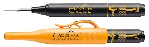 Image of Pica INK Black Permanent Deep Hole Marker Pen Fine Tip 150-46