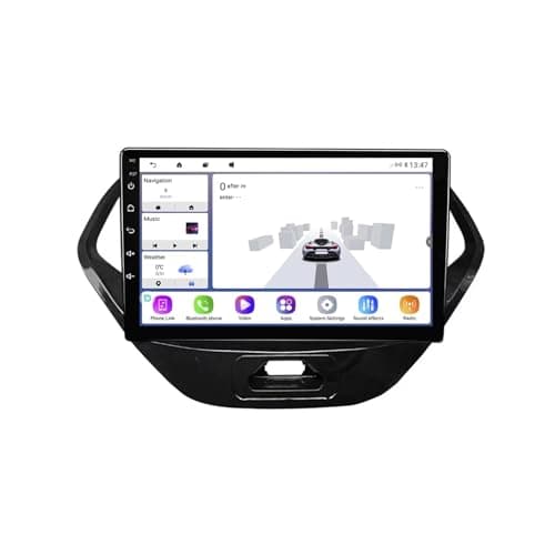 Image of Car Play Screen for Ford FIGO KA 2015-2018 Hd Touch Screen Car Mirror Link Play Music Video Player Siri/Aux/Airplay/Fm/Radio, 4 Core 1G+16G