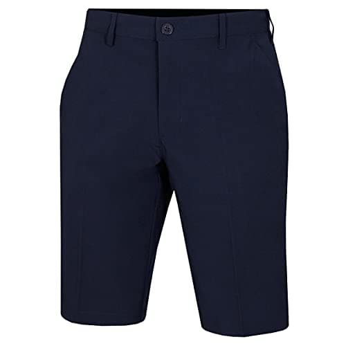 Image of Island GREEN Mens Igsho2103 Golf Shorts, Dark Navy, 38 EU
