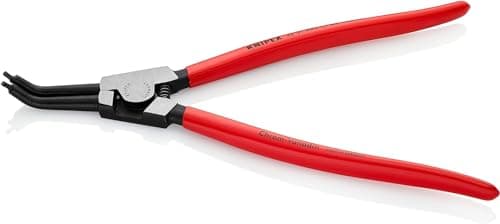 Image of KNIPEX Circlip Pliers for External Circlips on Shafts 45° Angled with Plastic Coating 310 mm, 46 31 A42