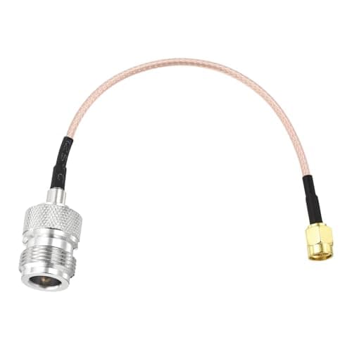 Image of DMiotech 1 Pcs RG316 Coaxial Cable 6" N Type Female to SMA Male Connectors Adapter 50 Ohm Antenna Extension Cable for Router Antenna GPS LAN Common Devices