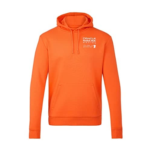 Image of Red Bull Racing Official F1 Team Max Verstappen Formula 1 Hoodie - Orange - XS