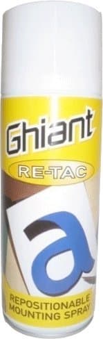 Image of Ghiant Re Tac Repositionable Mounting Spray 400ml