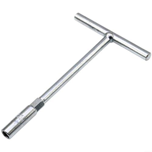 Image of ZiStarlilife T-Handle Socket Wrench Set, Short Metric Hexagon 8mm 10mm 12mm 13mm Iron Construction, Ergonomic Grip for Mechanical Repair in Tight Spaces(Short T8)