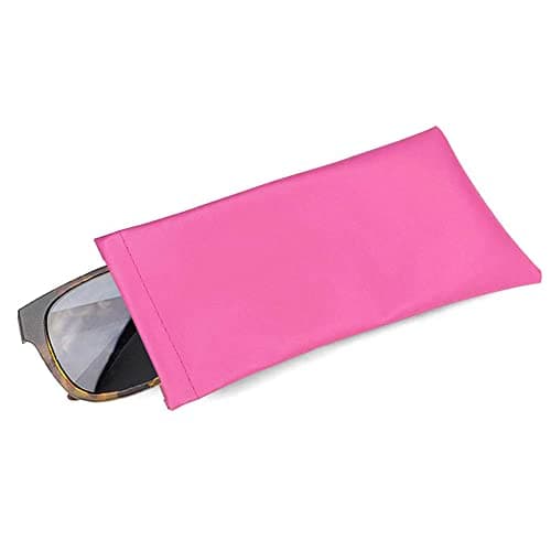 Image of selcouth yyds Glasses Case Soft,PU Leather Sunglasses Reading Glasses Pouch Spectacles Bag for Women Men(Pink