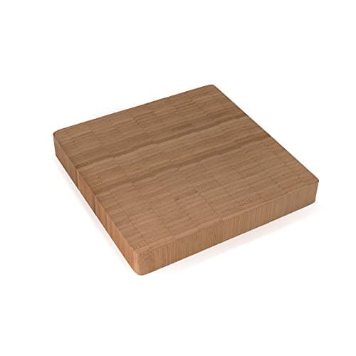 Image of BambooMN Premium Bamboo End Grain Kitchen Cutting Board - 7" x 7" x 1" - 3 Piece