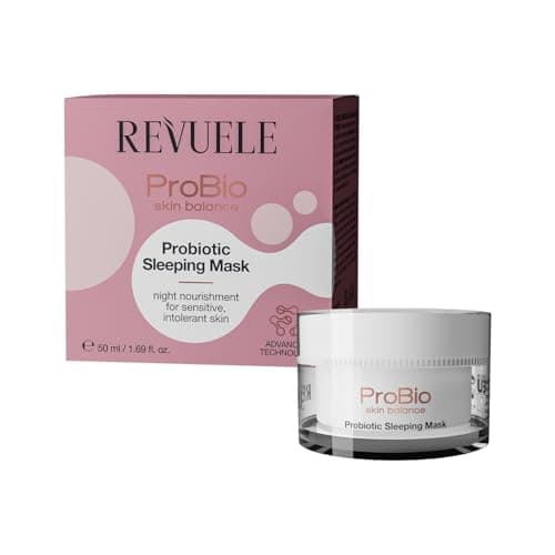 Image of Revuele ProBio Nourishing Skin Balance Probiotic Sleeping Face Mask, Vegan & Cruelty-Free, 50ml