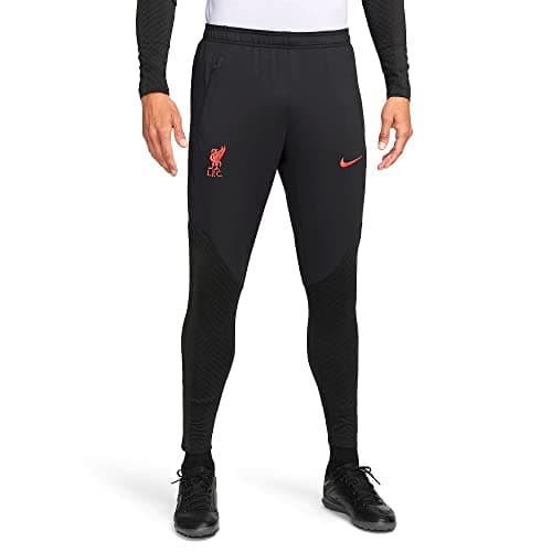 Image of NIKE Men's Liverpool FC Strike Trousers, Black/Siren Red, L