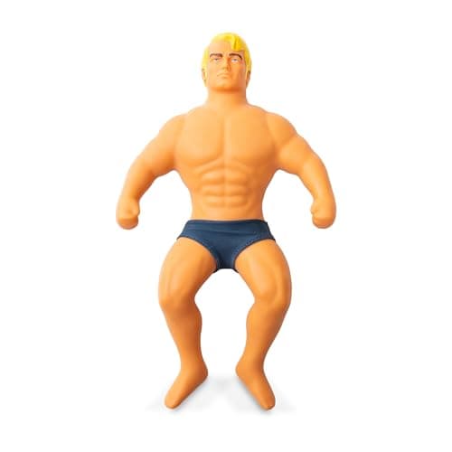 Image of Stretch Armstrong Basic Fun Retro Action Figure – Large 10-Inch Super Stretchy Toy – Vintage Throwback for Kids & Collectors Ages 5+