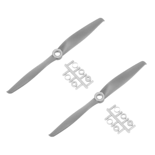 Image of sourcing map 2Pcs 6x5.5 Inch Propeller RC Propellers 2-Vane Blades Props Gray with Adapter Rings for RC Airplane Aircraft Prop Replacement