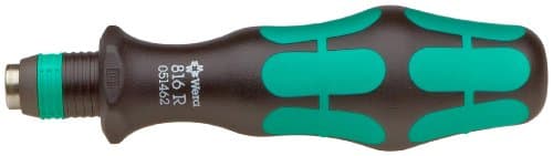 Image of Wera 05073540001 Kraftform 816 R SB Hexagon Premium Plus Bitholding Screwdriver, Rapidator Quick-Release Chuck, Bayonet Blade, 1/4" Head, 119mm Blade Length