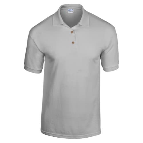 Image of Gildan Adult DryBlend Jersey Short Sleeve Polo Shirt (XL) (Sport Grey)