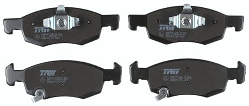 Image of TRW GDB2099 Brake Pad Set of 4 for Vauxhall Corsa MK IV (E) (X15) 2014 - Front Axle and other vehicles