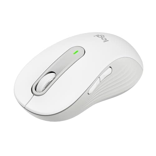 Image of Logitech Signature M650 L Full Size Wireless Mouse - for Large Sized Hands, 2-Year Battery, Silent Clicks, Customisable Side Buttons, Bluetooth, for PC/Mac/Multi-Device/Chromebook - White