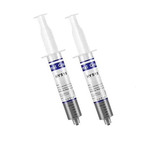 Image of MoneyQiu HY-510-50g (25g*2) Thermal Conductivity: >1.93W/m-k thermal heatsink paste grease Compound Carbon Based High Performance non-conductive for pc cpu gpu 50 Gram
