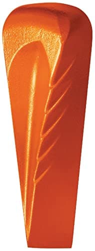 Image of Fiskars Splitting Wedge Helicoidal, For hammer with polymer head, Hardened steel (forged carbon steel), Orange, 1000600