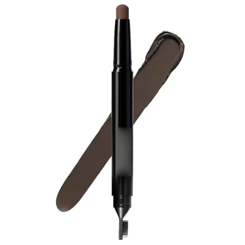 Image of Eyebrow Pencil with Brush 2-in-1 Easy Brow Stick, Brow Styling Lifting Stick, Long-lasting and Non Smudging, Waterproof & Sweatproof, Smooth and Easy to Color, for Women to Natural Look (Dark Brown)