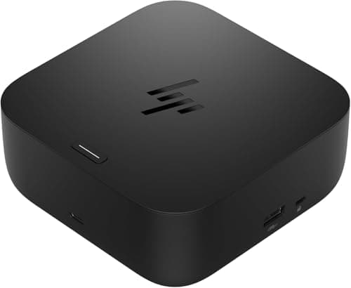 Image of HP USB-C Docking Station 100W G6 / Multiport Docking Station - HDMI 2.1, 2X DisplayPort 1.4, 3X USB-A, USB-C, RJ45, Audio, Compatible with myHP, Windows, macOS and Chrome OS, Black