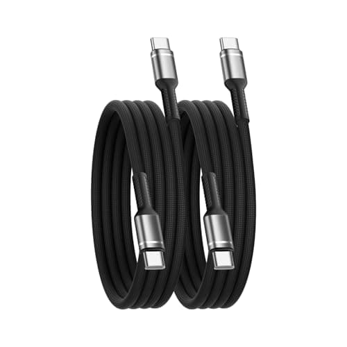 Image of USB C to USB C 2Pack 1M, 60W Fast Charging Cable Type C Cable USBC Charge Lead for iPhone 16 15 Pro Max Plus MacBook iPad Pro/Air Samsung Galaxy S24 S23/S22/S21 Ultra Pixel 8 Switch (1M)