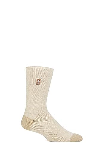 Image of HEAT HOLDERS SOCKSHOP Mens 1.6 TOG Lite Plain Thermal Socks Pack of 1 (as8, numeric, numeric_6, numeric_11, regular, regular, Clay Twist)