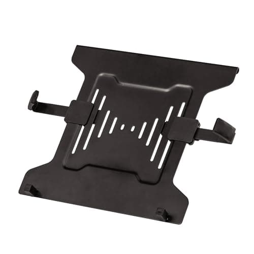 Image of Fellowes Single Laptop Mount Arm Accessory - VESA Compliant Adjustable Monitor Stand for 10-17 Inch Laptops - Max Weight 4.5KG - Black
