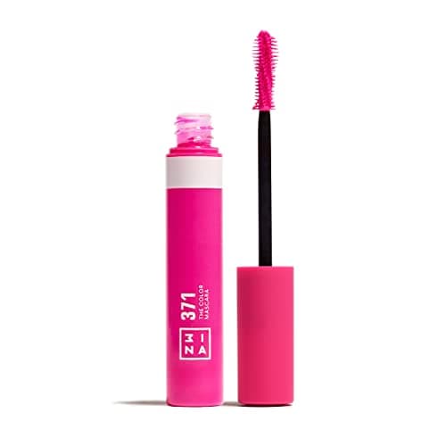 Image of 3ina MAKEUP - The Color Mascara 371 Pink with Vegetal Keratin Volume and Lift Long-Lasting Flake Free Lengthening for Sensitive Eyes Vegan Cruelty Free, 31.0 grams, Pack of 1