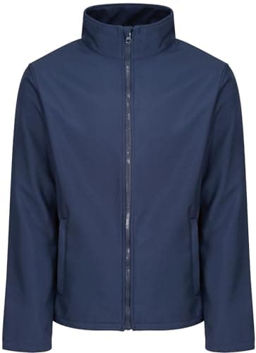 Image of PROSTYLE SPORTS Softshell Jacket outdoor jacket, office work Gift casual jacket unisex (UK, Alpha, M, Regular, Regular, Navy)