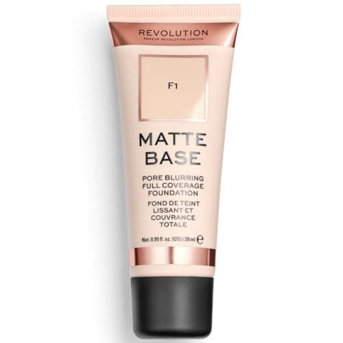 Image of Makeup Revolution, Matte Base, Foundation, F1, 28ml
