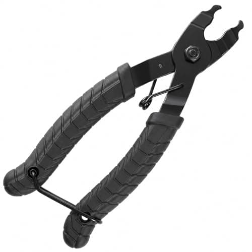 Image of AKORD Bike Missing Link Pliers Bicycle Chain Quick Link Open Master Link Tool Black