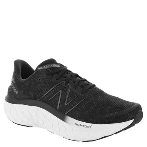 Image of New Balance Men's Fresh Foam X Kaiha Road V1 Running Shoe, Black/Phantom/Dark Silver Metallic, 8.5 UK
