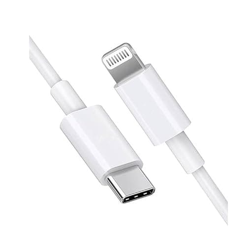 Image of Mr.Gadget's Solutions 1M/3.3 FT Type-C to 8-Pin Cable, High-Speed Charging and Data Transfer, Fast Charge Compatible with iPhone 14/13/12/11 Pro Max/iPad Pro - White