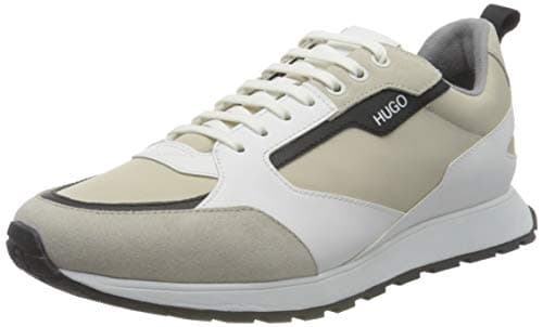 Image of HUGO Men's Icelin_Runn_Mono Running, White, 11 UK