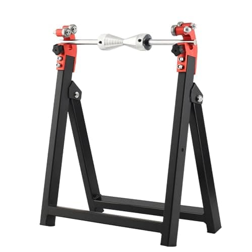 Image of Saluaqui Dirtbike Wheel Balance Truing Stand Moto Foldable Motorcycle 5inch*23inch Wheel Static Balancer Truing Balancing Tire Stand for Wheels with Width Up to 5 Inches and Size Up to 23