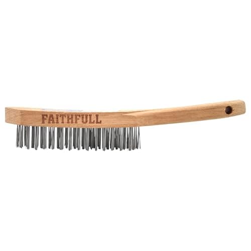 Image of Faithfull FAI6804F Heavy-Duty Scratch Brush Four Row