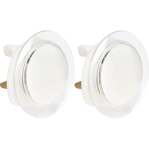 Image of Masterplug Soft Glow LED Night Light Plug in, Set of Two, 60mm Clear, Pack of 2, GL1/2-MP