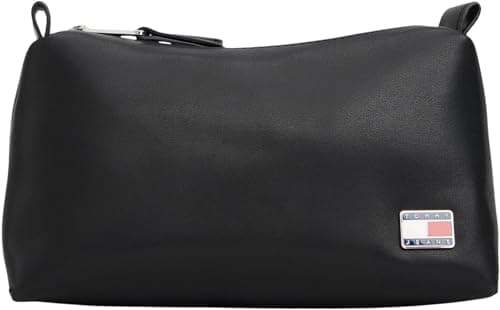 Image of Tommy Jeans Women's Tjw Cool Vanity Bag Aw0aw17878 Washbag, Black (Black), One Size