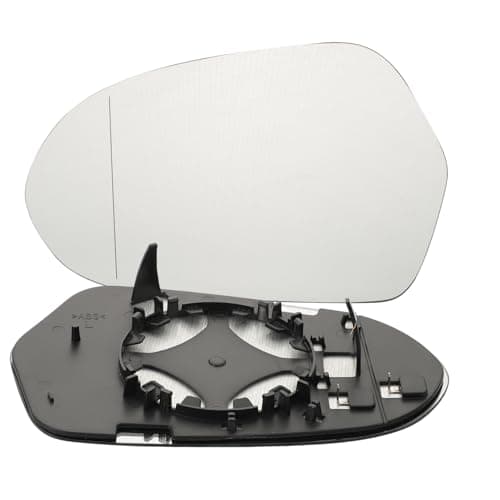 Image of KASturbo Wing Mirror Glass Left Side Heated Aspherical with Backing Plate For Audi A6 C7 2011 2012 2013 2014 2015 2016 2017 2018 OEM: 4G0857535 4G0857535B