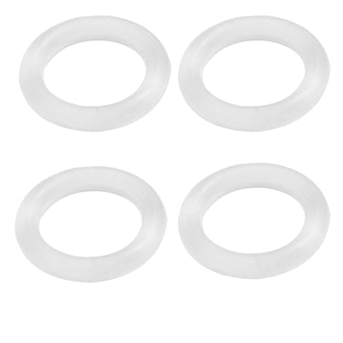 Image of 4pcs O-Rings for Medela Harmony Manual Breast Pump, Rubber Gasket Replacement Parts for Hand Breast Pump Handle
