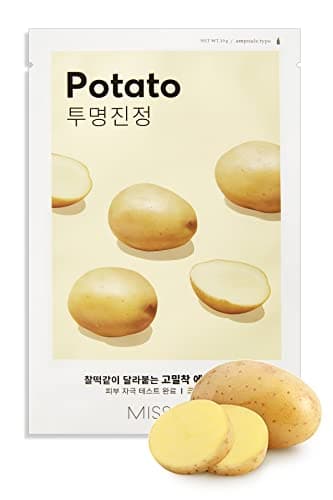 Image of MISSHA - Airy Fit Sheet Mask Potato Cream Type | Nourishing and Soothing Hydration | Soft and Radiant Skin, 1 g