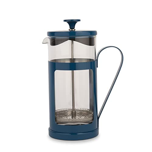 Image of La Cafetière Monaco Stainless Steel Cafetière, Eight Cup, Blue, Gift Boxed