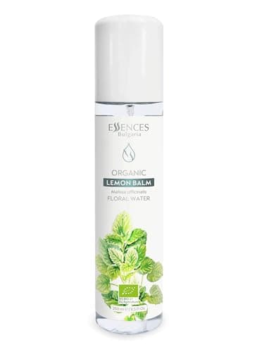 Image of Essences Bulgaria Organic Melissa Floral Water 250ml | for Oily, Acne Prone Skin | Balancing Facial Toner | Excellent Aftershave | Alcohol-Free | 100% Pure and Natural | Cruelty Free