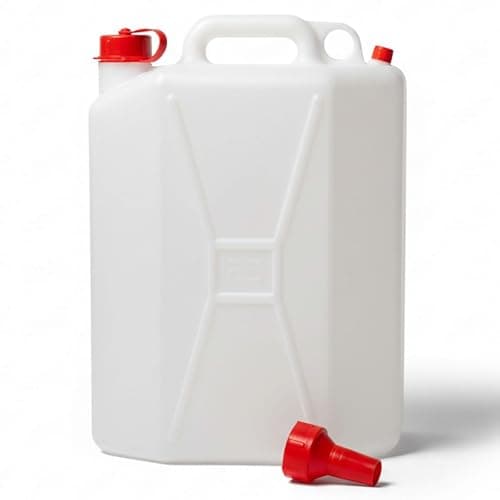 Image of Sobinu 25 Litre Water Carrier Jerry Can – Heavy Duty HDPE Water Container with Pouring Spout, Leak-Proof Camping Water Storage for Caravan, Festival, Hiking & Emergency Use