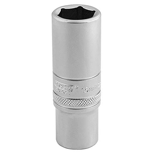Image of Draper 16583 Metric 3/8-Inch Square Drive Hi-Torq 6-Point Deep 15 mm Socket , Blue