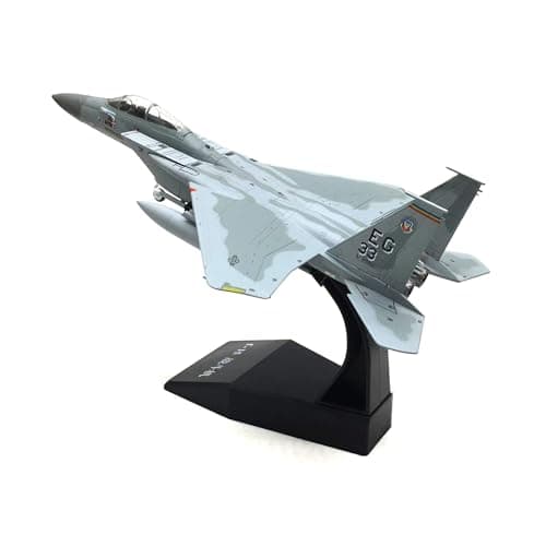 Image of Enatuhter 1/100 Scale Model Aircraft F-15 American Eagle Supersonic Fighter Simulation Aircraft Model Fighter Jet Model Airplane