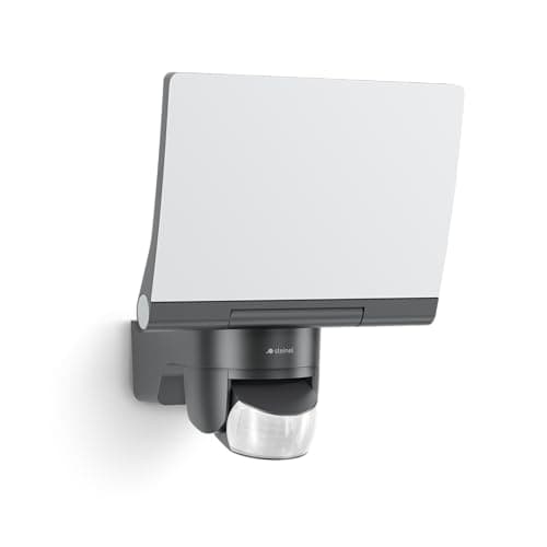 Image of Steinel LED-Floodlight XLED Home 2 XL S Graphite, 2124 lm, 180° Motion Detector, 19.3 W, Fully Swivelling LED Panel, Warm White Light Colour