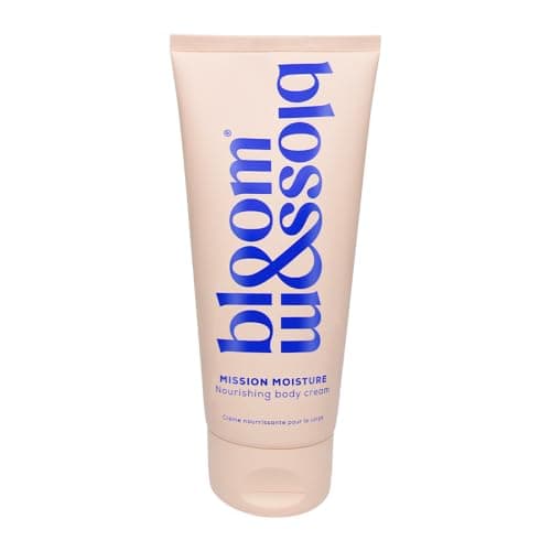 Image of Bloom and Blossom | Mission Moisture, Nourishing body cream. Natural Body Lotion for Dry & Sensitive Skin – Hydrating Shea Butter & Almond Oil – Non-Greasy, Eczema-Prone Friendly. 200ml.