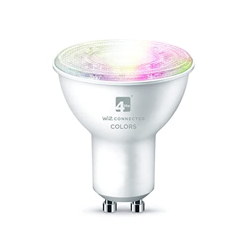 Image of 4lite Smart GU10 LED Bulb (5W) Colour Changing Dimmable 345Lm 2200-6500K Tuneable White, Wi-Fi/Bluetooth Controlled - 4l1/8043