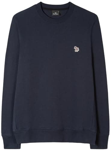 Image of Paul Smith mens Mens Reg Fit Sweatshirt Zebra, Blue, L