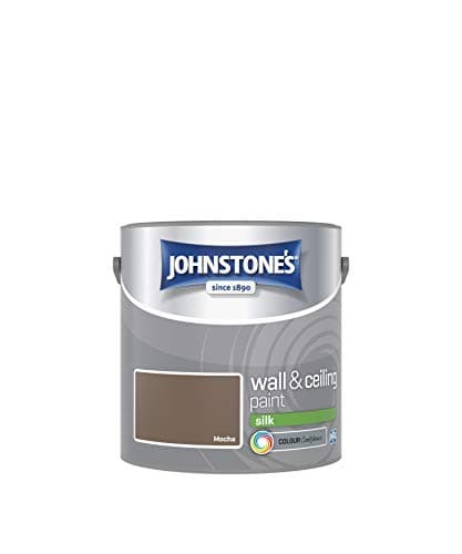 Image of Johnstone's Wall and Ceiling Silk Emulsion Paint - Mocha 2.5L